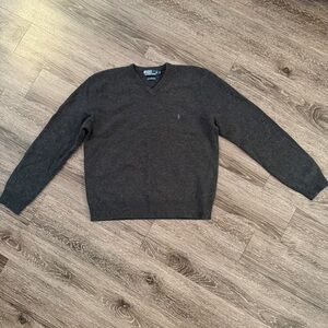 Polo Ralph Lauren Vintage Lambswool V Neck Sweater